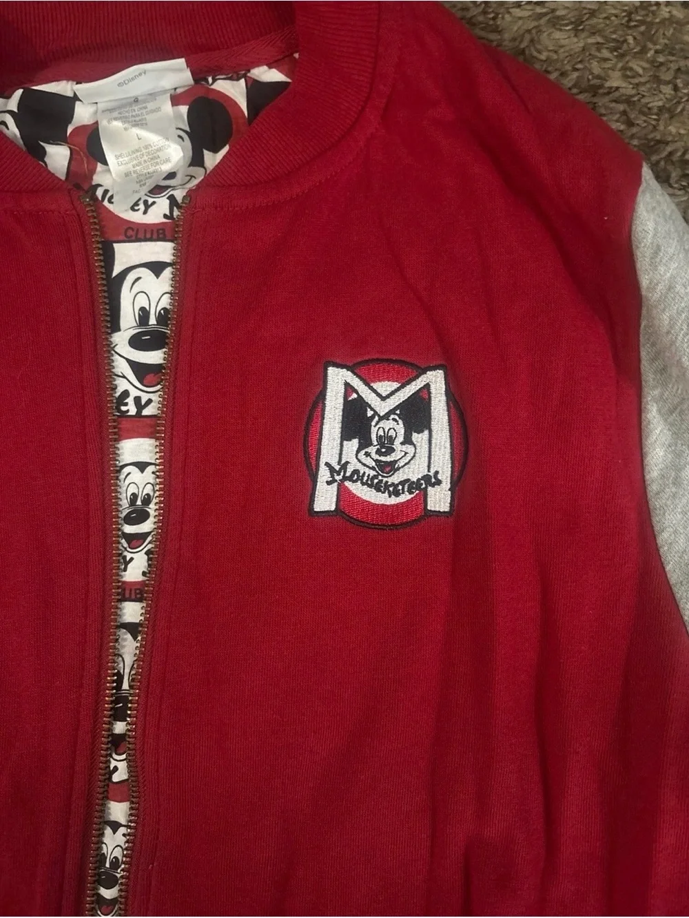 Disney Parks Mouseketeer Bomber Style Jacket - Picture 6 of 7